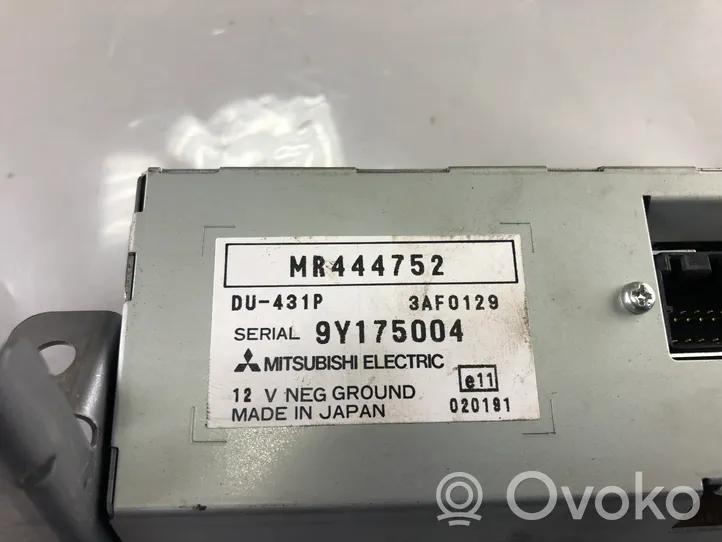 Mitsubishi Pajero Pinin Monitori/näyttö/pieni näyttö MR444752