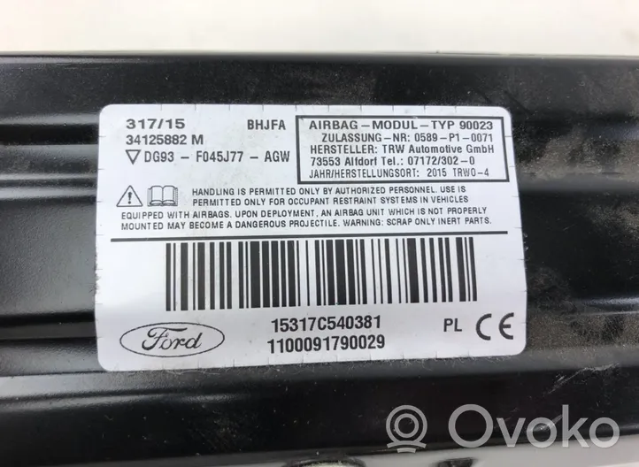 Ford Mondeo MK V Poduszka powietrzna Airbag chroniąca kolana 2134828