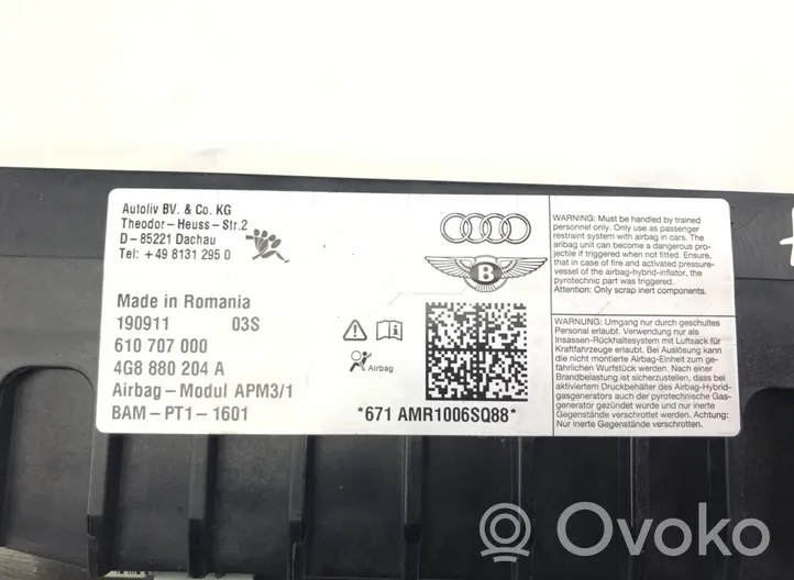 Audi A6 S6 C7 4G Keleivio oro pagalvė 621629200