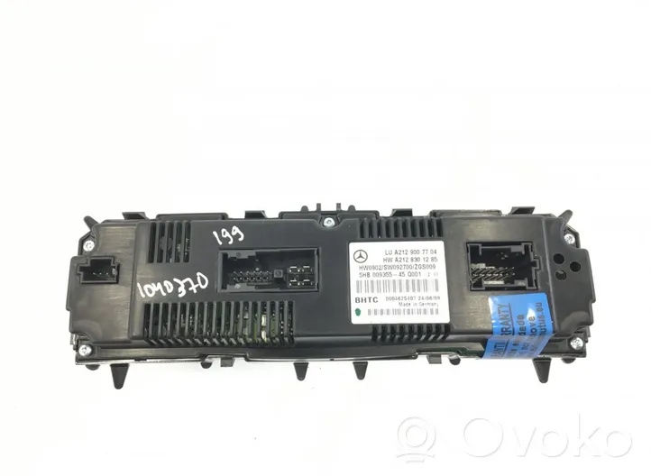 Mercedes-Benz E W212 Climate control unit 5HB00935542