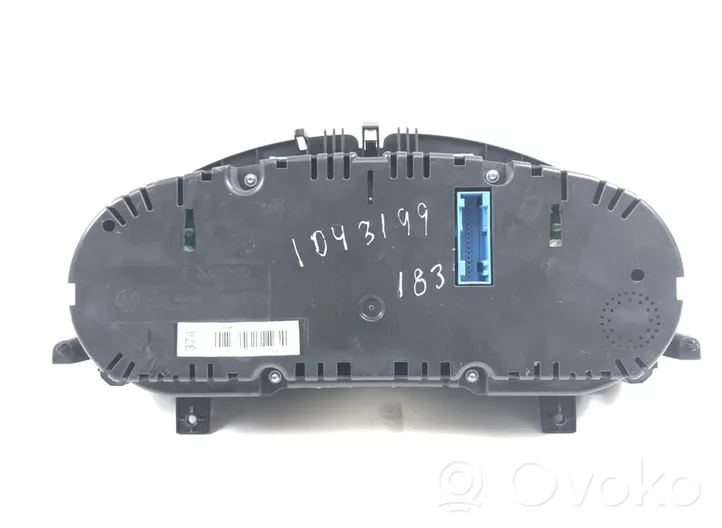 Volkswagen PASSAT B7 Compteur de vitesse tableau de bord 3AA920870B