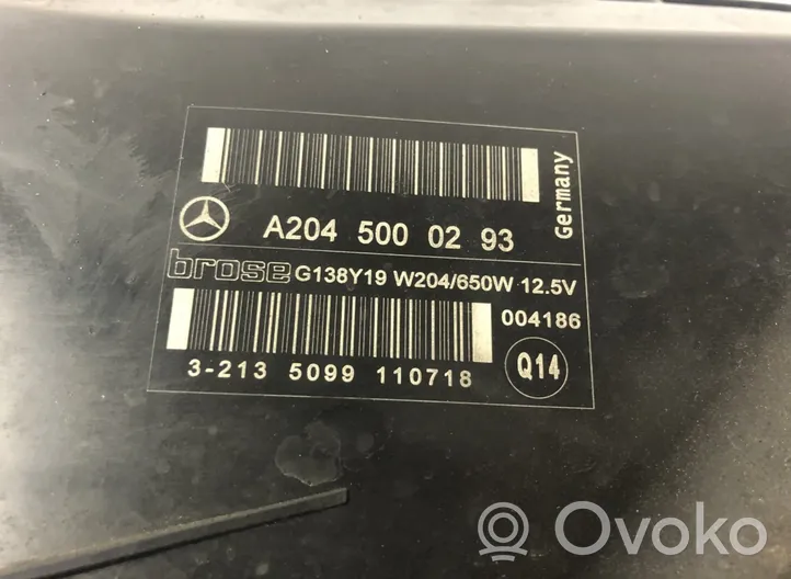 Mercedes-Benz E C207 W207 Ventilatore di raffreddamento elettrico del radiatore A2049066802