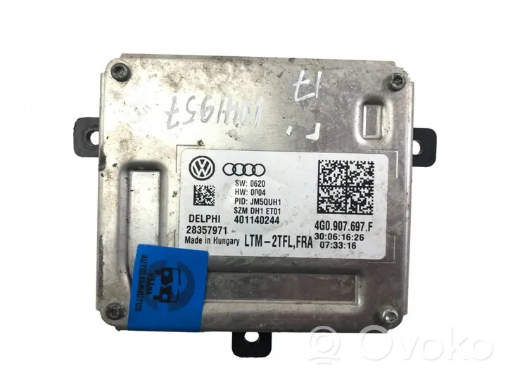 Audi A7 S7 4G Sterownik / moduł świateł Xenon 4G0907697F