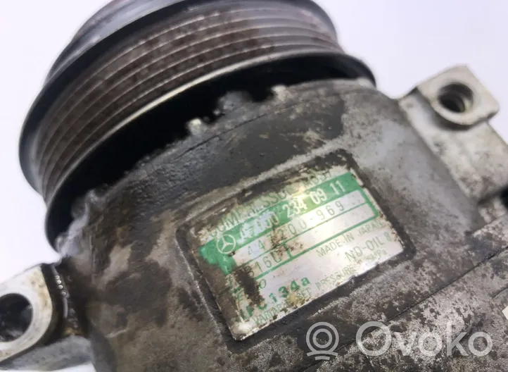 Mercedes-Benz CLK A208 C208 Compressore aria condizionata (A/C) (pompa) 447200962