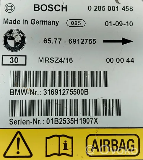 BMW X5 E53 Turvatyynyn ohjainlaite/moduuli 6912755