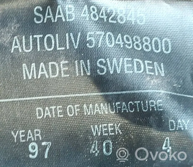 Saab 9-5 Saugos diržas vidurinis (gale) 570498800