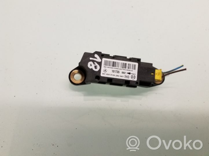 Mercedes-Benz S W220 Airbagsensor Crashsensor Drucksensor 0018209126