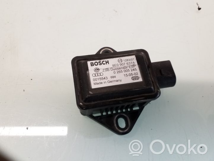 Audi A6 S6 C5 4B Sensor ESP de aceleración de frecuencia del intermitente 8E0907637A