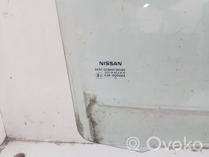 Nissan Note (E11) Etuoven ikkunalasi, neliovinen malli 43R000464