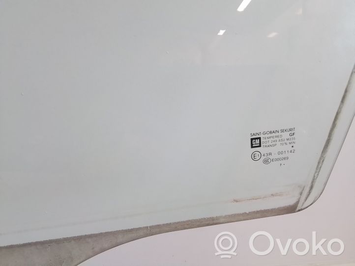 Opel Corsa D Front door window glass four-door 43R001142