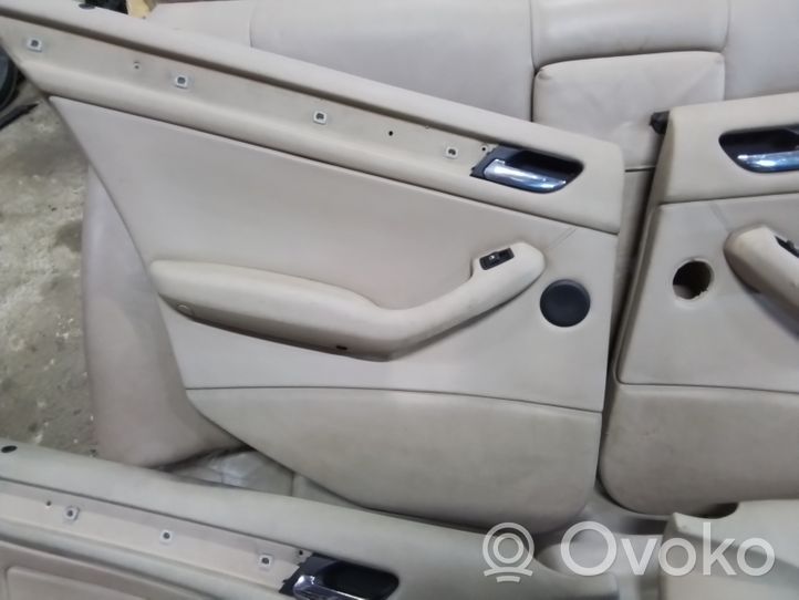 BMW 3 E46 Sėdynių / durų apdailų komplektas 