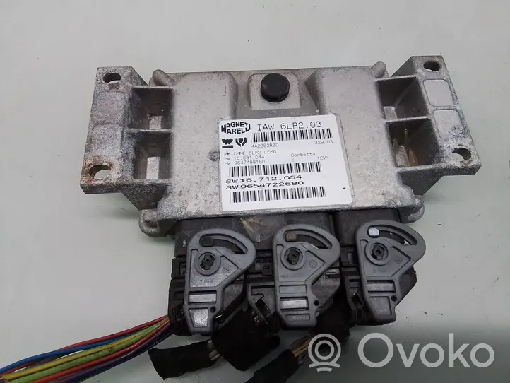 Peugeot 206 Sterownik / Moduł ECU 9647498180