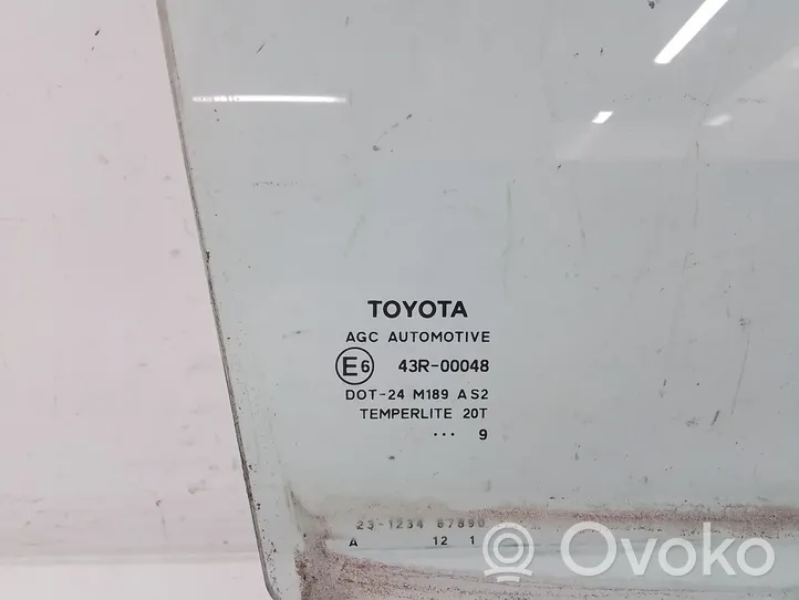 Toyota Auris 150 Vitre de fenêtre porte arrière 43R00048