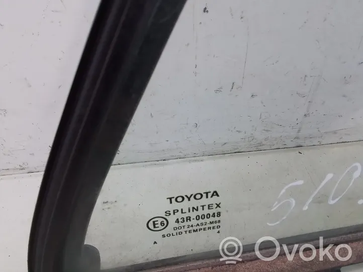 Toyota Avensis T250 Szyba karoseryjna drzwi tylnych 43R00048