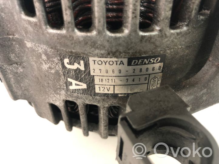 Toyota Avensis T220 Generatore/alternatore 2706028060