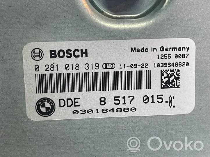 BMW X6 E71 Calculateur moteur ECU 0281018319