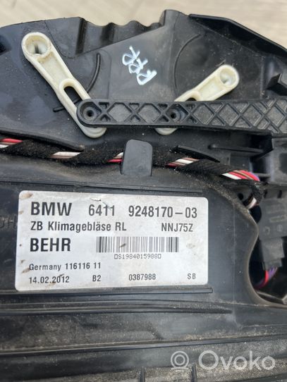 BMW 5 F10 F11 Ventola riscaldamento/ventilatore abitacolo 929427V