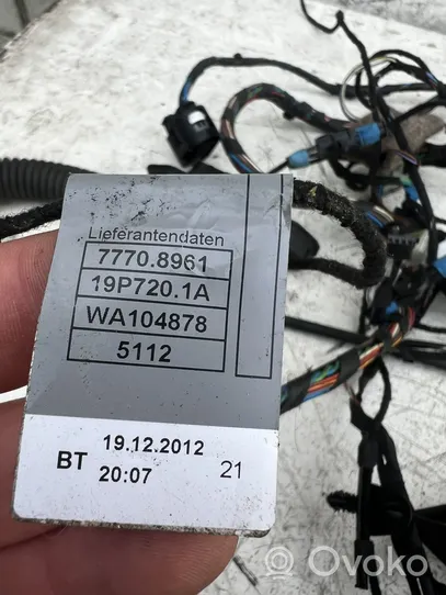 BMW X6 E71 Aizmugurējo durvju vadu instalācija 7209881