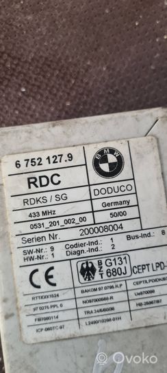 BMW X5 E53 Sterownik / Moduł kontroli ciśnienia w oponach 6752127