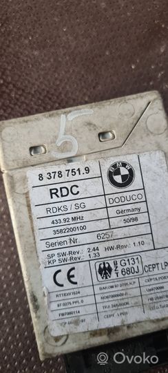 BMW 7 E38 Padangų slėgio valdymo blokas 8378751