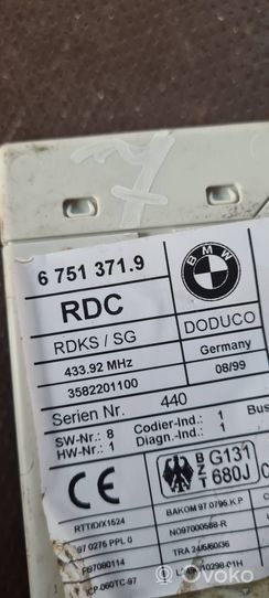 BMW X5 E53 Sterownik / Moduł kontroli ciśnienia w oponach 6751371