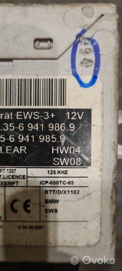 BMW X3 E83 Kit centralina motore ECU e serratura 6941986