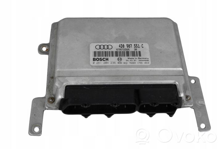 Audi A8 S8 D2 4D Calculateur moteur ECU 4D0907551C