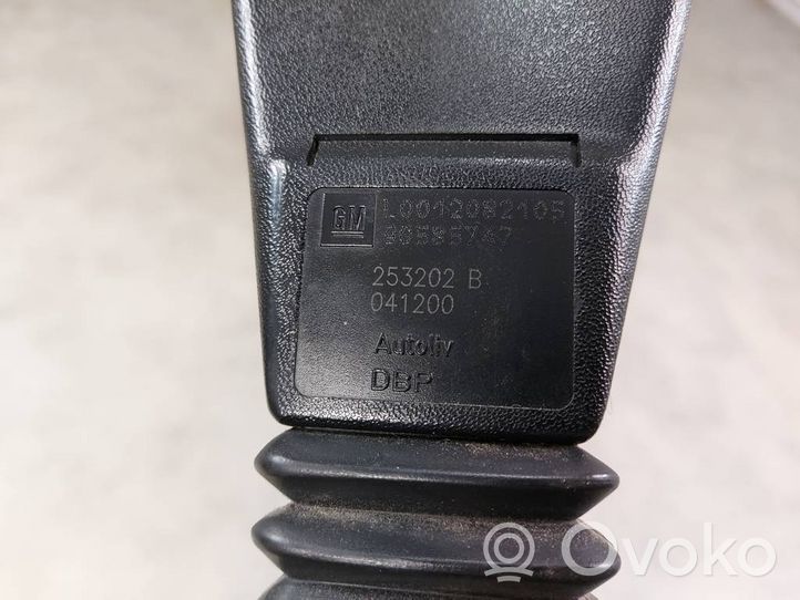 Opel Vectra B Fibbia della cintura di sicurezza anteriore 90585747