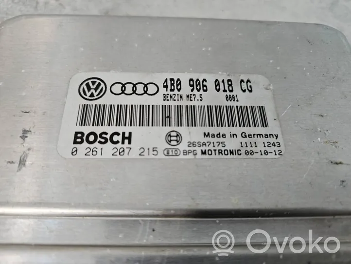 Audi A6 S6 C5 4B Sterownik / Moduł ECU 4B0906018CG