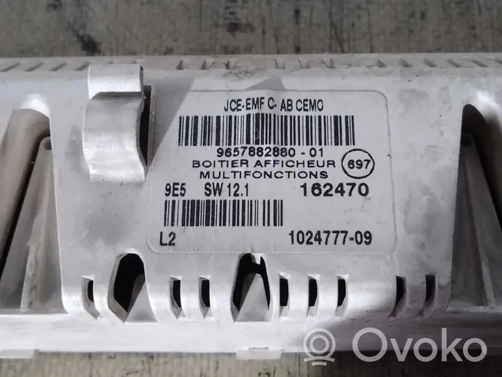 Citroen C4 I Monitor / wyświetlacz / ekran 9657882880