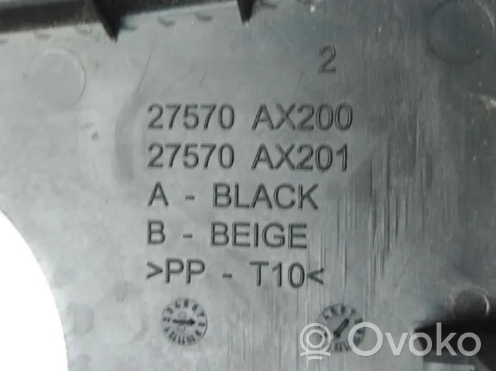 Nissan Micra Botón interruptor de luz de peligro 27570AX200