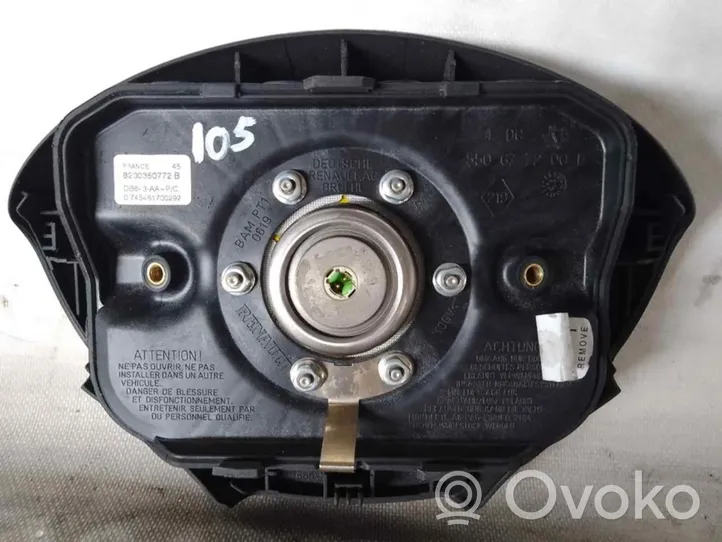 Renault Kangoo I Poduszka powietrzna Airbag kierownicy 8200350772B