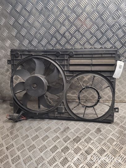 Volkswagen PASSAT B6 Electric radiator cooling fan 1K0121207AD