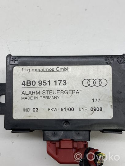 Audi A6 Allroad C5 Centralina/modulo allarme 4B0951173