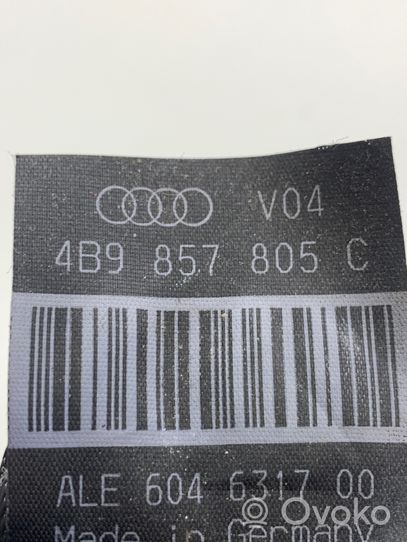 Audi A6 Allroad C5 Ceinture de sécurité arrière 4B9857805C