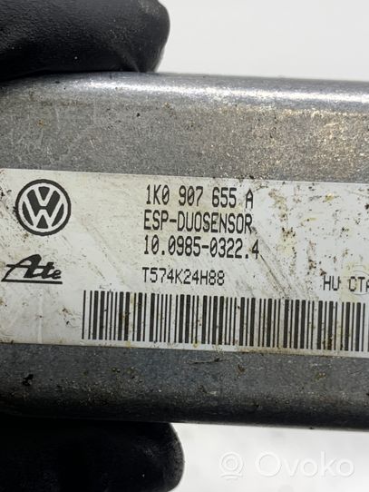 Audi A3 S3 A3 Sportback 8P ESP (stabilumo sistemos) valdymo blokas 1K0907655A