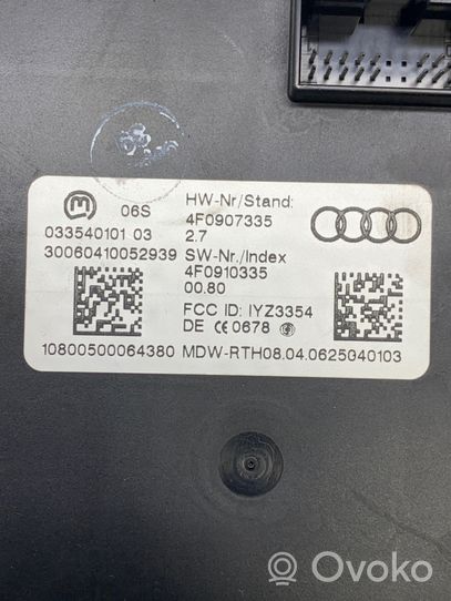 Audi A6 Allroad C6 Module de contrôle sans clé Go 4F0907335