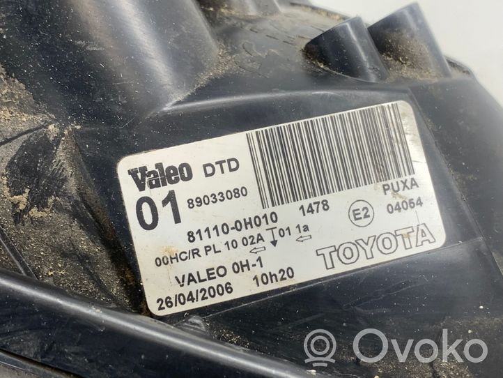 Toyota Aygo AB10 Phare frontale 811100H010