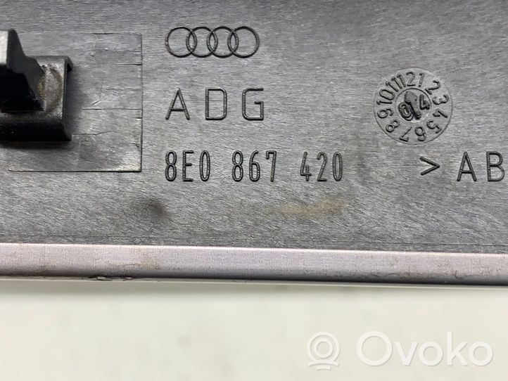 Audi A4 S4 B7 8E 8H Center console decorative trim 8E0867419