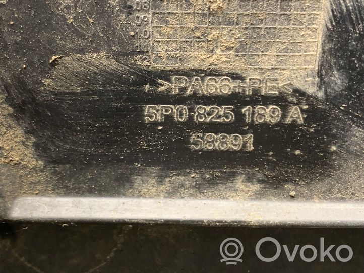 Seat Altea Osłona tylna podwozia pod zderzak 5P0825189