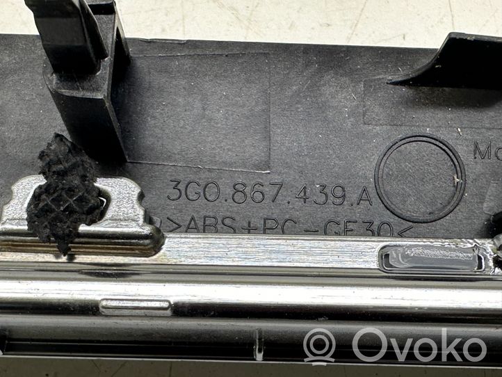 Volkswagen PASSAT B8 Iekšējais atvēršanas rokturītis 3G0867439A