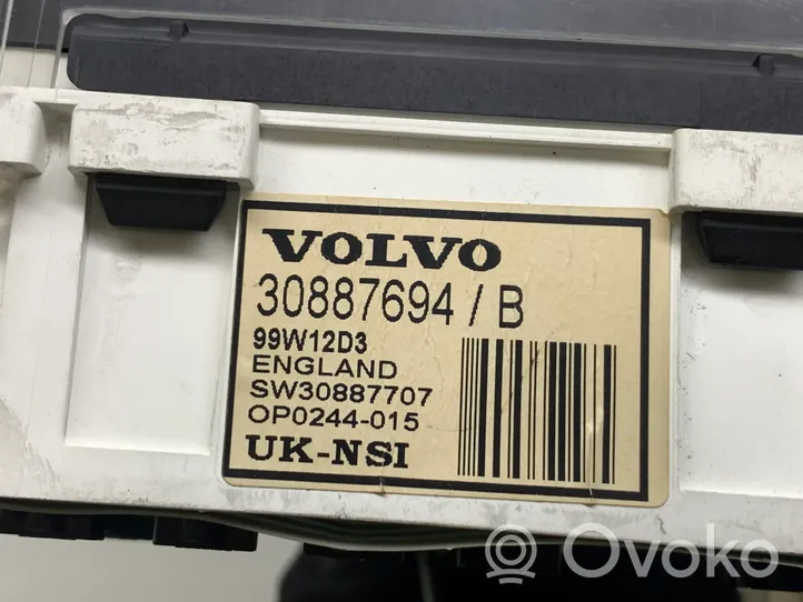Volvo S40, V40 Nopeusmittari (mittaristo) 30887694
