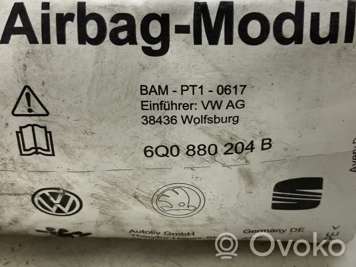 Skoda Fabia Mk1 (6Y) Airbag de passager 6Q0880204B