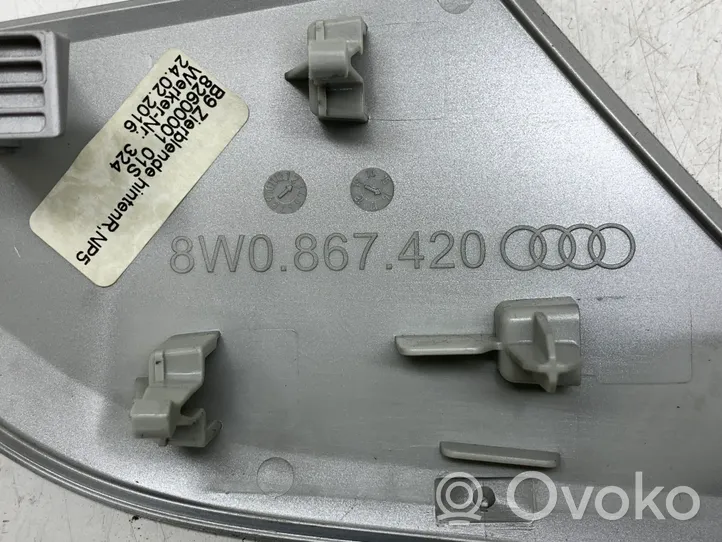 Audi A4 S4 B9 Aizmugurē apdare 8W0867420