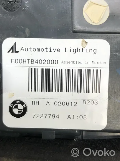 BMW X5 E70 Lampy tylnej klapy bagażnika 7227794