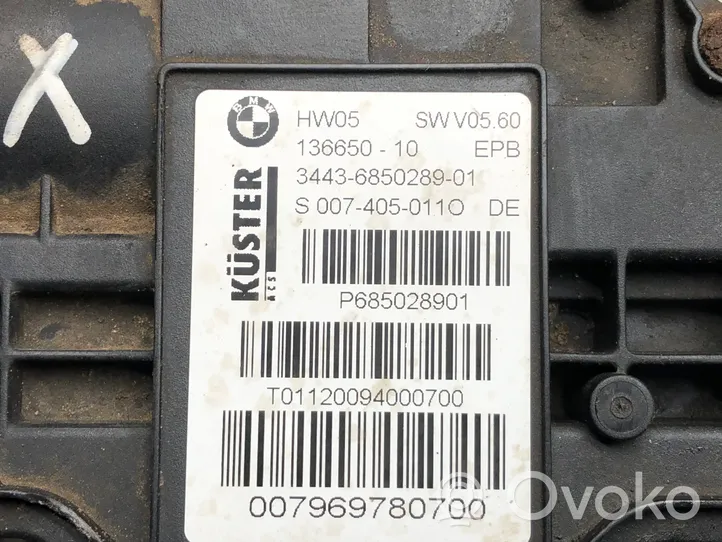 BMW X5 E70 Модуль управления ручным тормозом 13665010