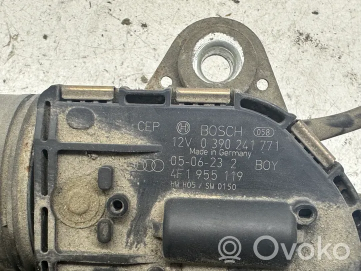 Audi A6 S6 C6 4F Etupyyhkimen vivusto ja moottori 4F1955119