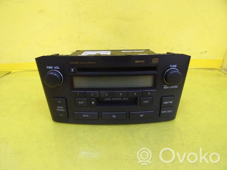 Toyota Avensis T250 Unidad delantera de radio/CD/DVD/GPS 86120-05071