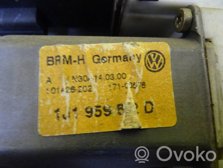 Volkswagen Bora Regulador de puerta delantera con motor 1J4837756F