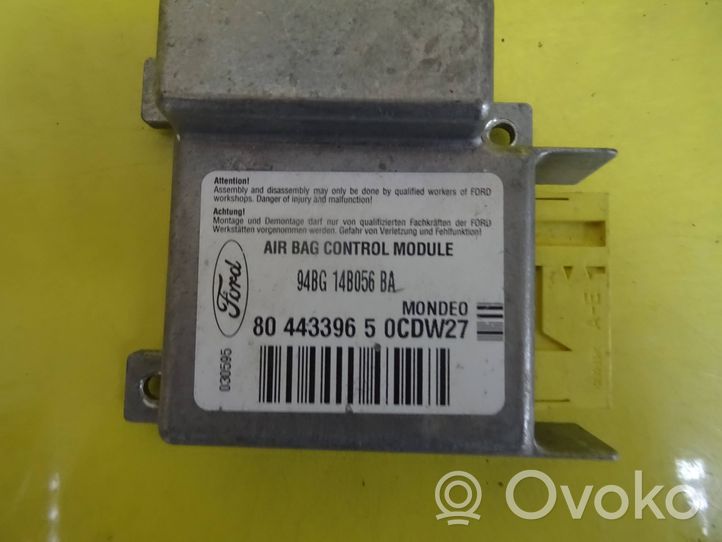 Ford Mondeo MK I Airbagsteuergerät 94BG14B056BA